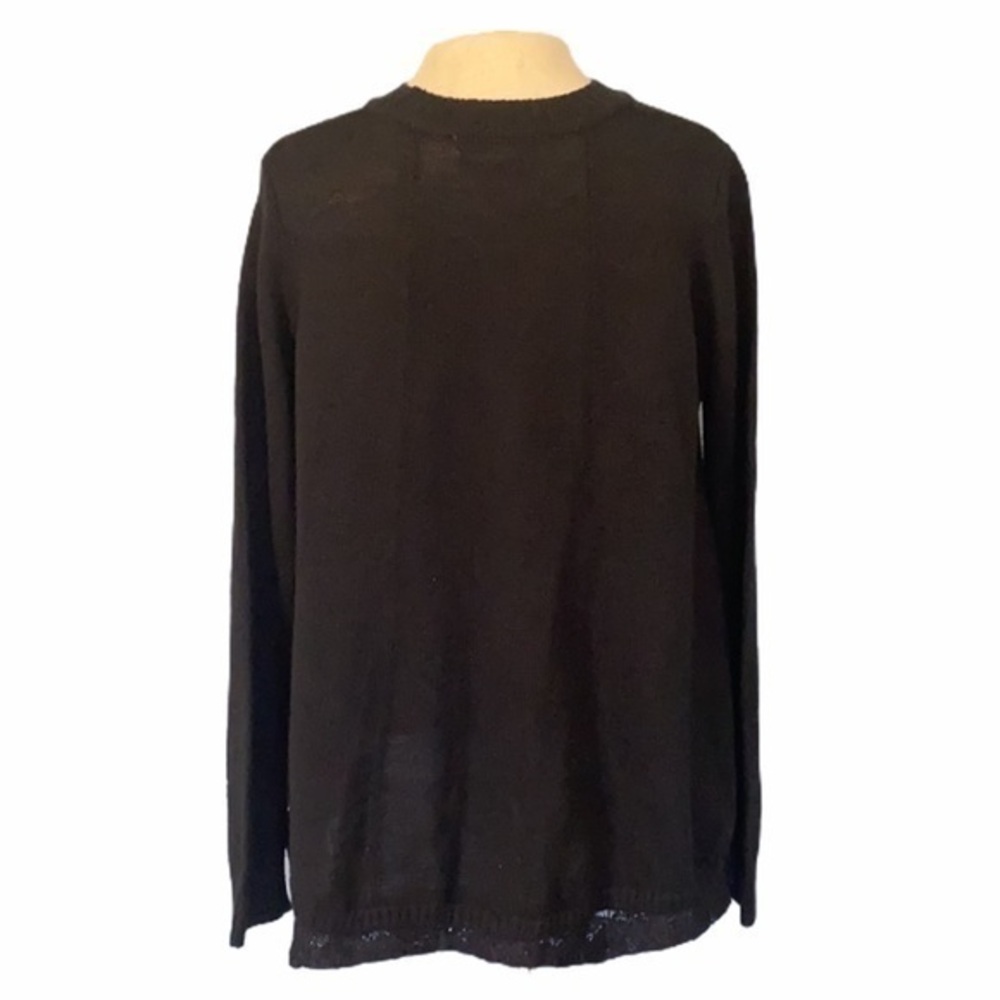 Cloud Chaser women’s black sweater XL acrylic